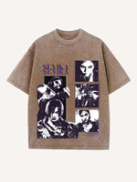 Arcane Print Round Neck T-shirt