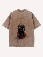 Paul Pogba Print Round Neck T-shirt