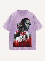 Paul Pogba Print Round Neck T-shirt