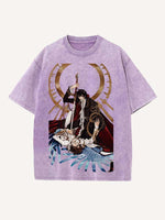 Code Geass Print Round Neck T-shirt