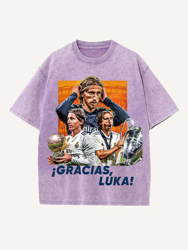 Luka Modrić Print Round Neck T-shirt