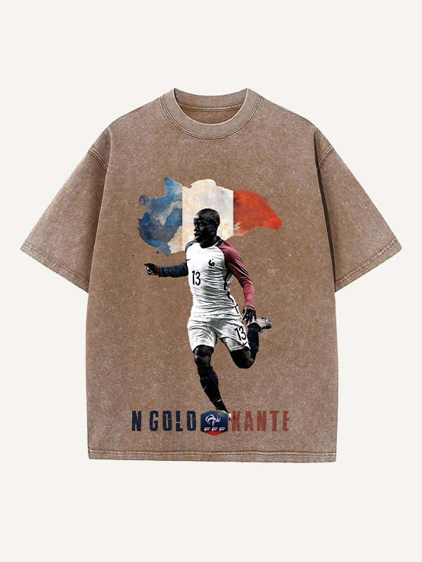 N'Golo Kanté Print Round Neck T-shirt
