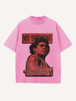 Diego Maradona Print Round Neck T-shirt
