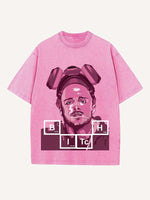 Breaking Bad Print Round Neck T-shirt
