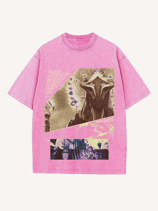 Arcane Print Round Neck T-shirt