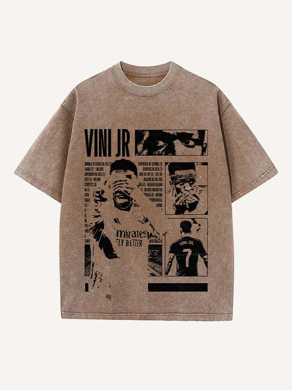 Vinícius Júnior Print Round Neck T-shirt