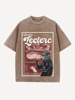 Charles Leclerc Print Round Neck T-shirt
