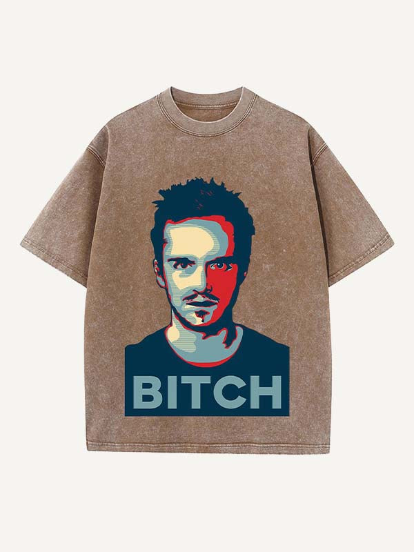 Breaking Bad Print Round Neck T-shirt