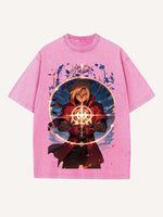 Fullmetal Alchemist Print Round Neck T-shirt