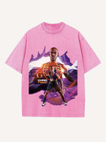 Chris Paul Print Round Neck T-shirt