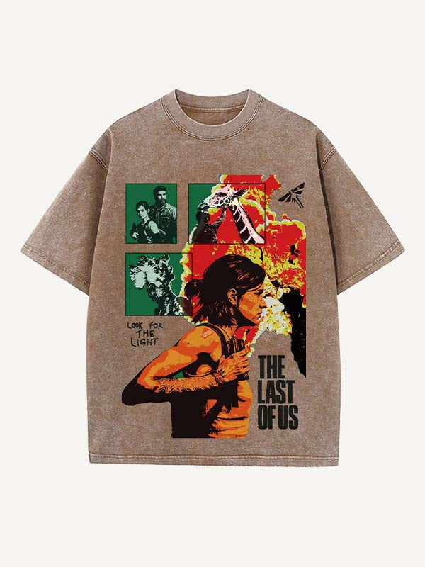 The Last of Us Print Round Neck T-shirt