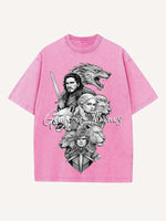 Game of Thrones Print Round Neck T-shirt