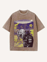 Sergio Perez Print Round Neck T-shirt