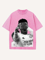 Vinícius Júnior Print Round Neck T-shirt