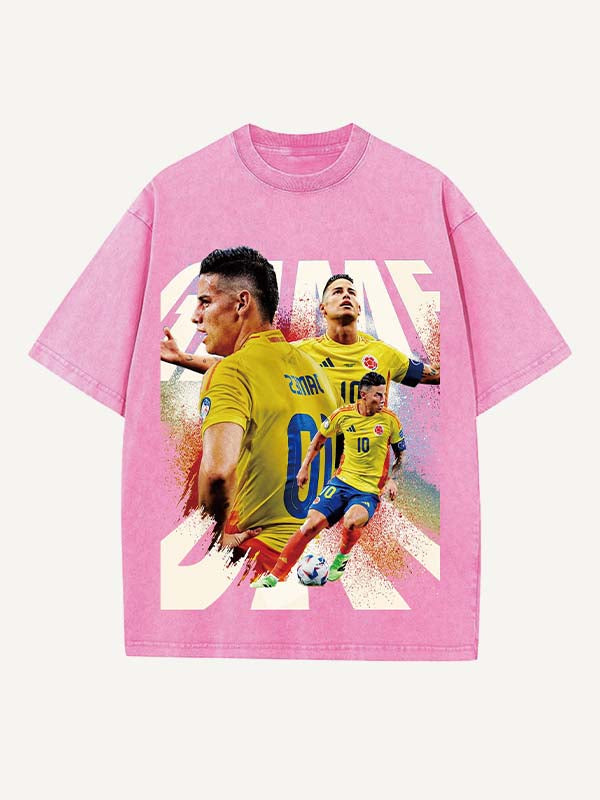 James Rodríguez Print Round Neck T-shirt