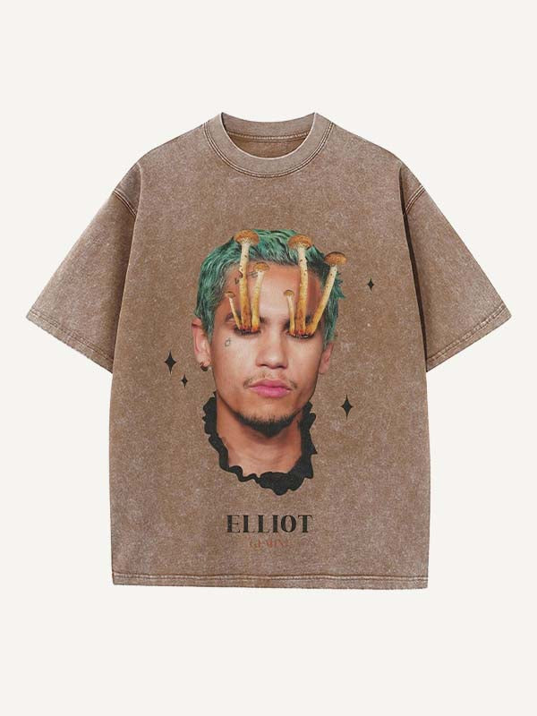 Euphoria Print Round Neck T-shirt