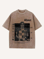 Luka Modrić Print Round Neck T-shirt