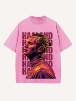Erling Haaland Print Round Neck T-shirt