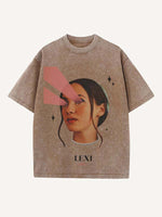 Euphoria Print Round Neck T-shirt