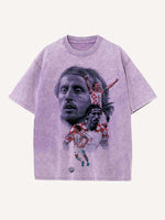 Luka Modrić Print Round Neck T-shirt