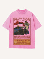 Carlos Sainz Print Round Neck T-shirt