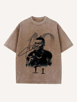 Kylian Mbappé Print Round Neck T-shirt