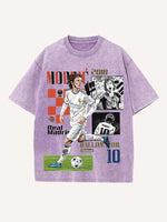 Luka Modrić Print Round Neck T-shirt
