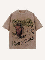 Sergio Ramos Print Round Neck T-shirt