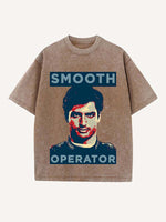 Carlos Sainz Print Round Neck T-shirt