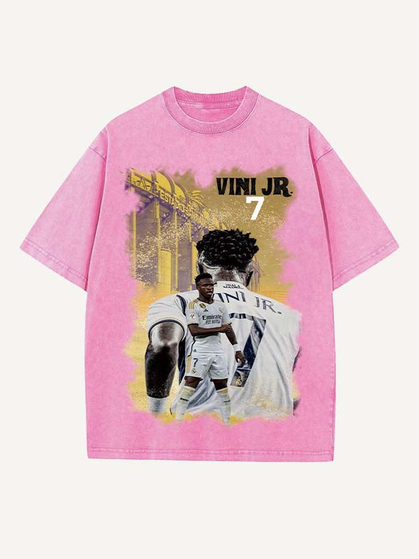 Vinícius Júnior Print Round Neck T-shirt