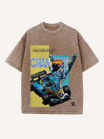 Fernando Alonso Print Round Neck T-shirt