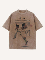 Jude Bellingham Print Round Neck T-shirt