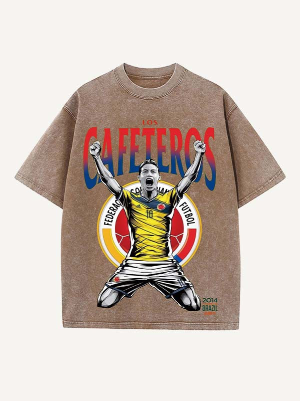 James Rodríguez Print Round Neck T-shirt