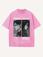 Attack on Titan Print Round Neck T-shirt