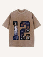 Ja Morant Print Round Neck T-shirt