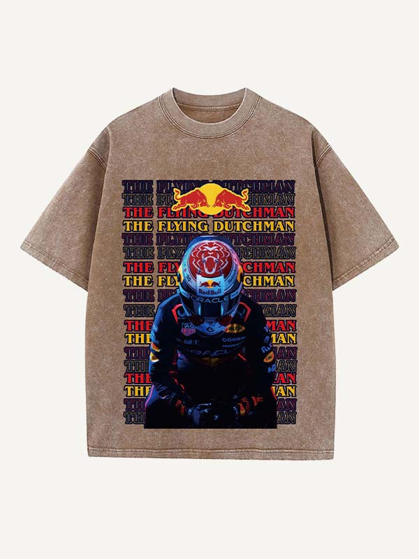 Max Verstappen Print Round Neck T-shirt