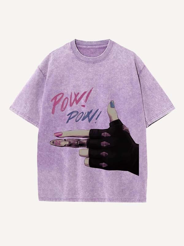 Arcane Print Round Neck T-shirt