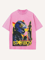 Max Verstappen Print Round Neck T-shirt