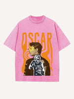 Oscar Piastri Print Round Neck T-shirt