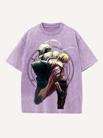 Fullmetal Alchemist Print Round Neck T-shirt