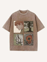 A Knight of the Seven Kingdoms Print Round Neck T-shirt
