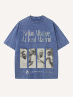 Kylian Mbappé Print Round Neck T-shirt