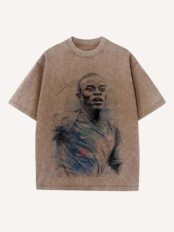 N'Golo Kanté Print Round Neck T-shirt