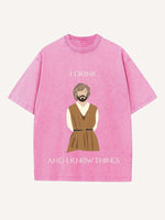 Game of Thrones Print Round Neck T-shirt