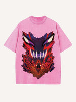 Fullmetal Alchemist Print Round Neck T-shirt