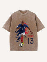 N'Golo Kanté Print Round Neck T-shirt