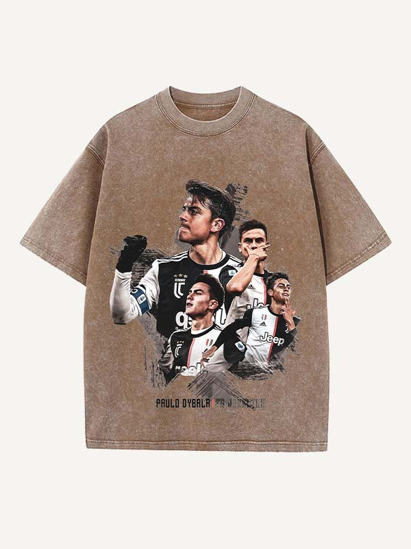Paulo Dybala Print Round Neck T-shirt