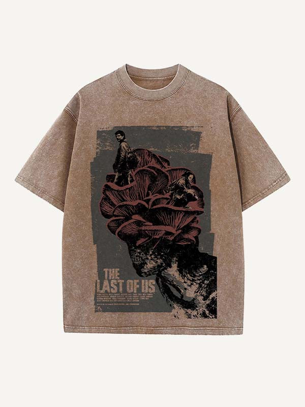 The Last of Us Print Round Neck T-shirt