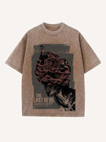 The Last of Us Print Round Neck T-shirt