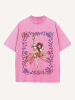 Code Geass Print Round Neck T-shirt